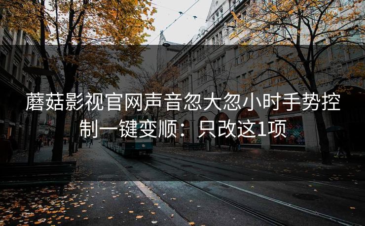 蘑菇影视官网声音忽大忽小时手势控制一键变顺：只改这1项