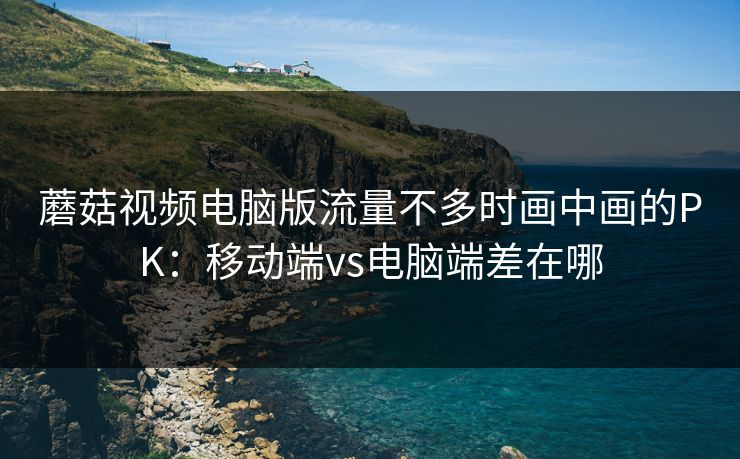 蘑菇视频电脑版流量不多时画中画的PK：移动端vs电脑端差在哪